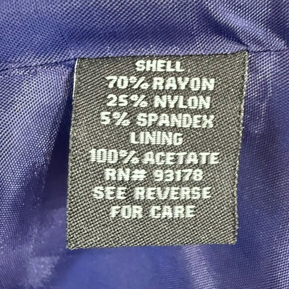 Standout Premise Crop Blazer – Purple, Size 6 - Picture 4 of 4